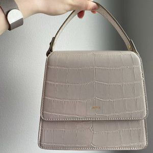 JW PEI FAE Top-Handle Crossbody Bag IVORY CROC